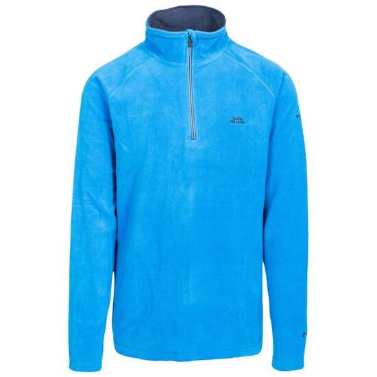 Trespass Blackford Polaire microfleece homme 1/2 zip bleu vif