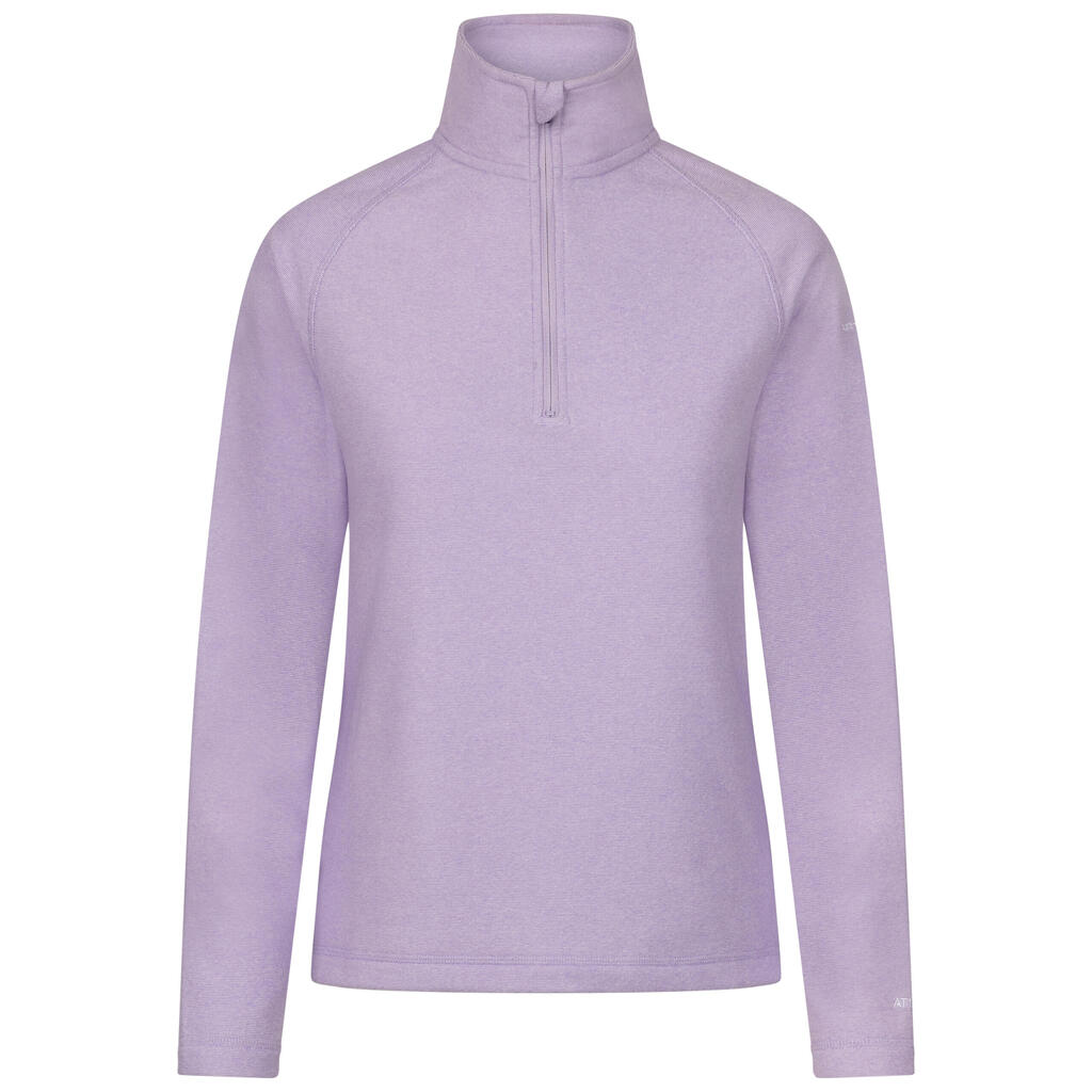 Womens 1/2 Neck Zip Brushed Back Fleece Top - Meadows