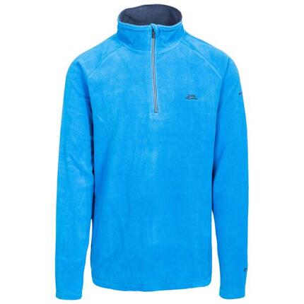 Trespass Blackford Polaire microfleece homme 1/2 zip bleu vif