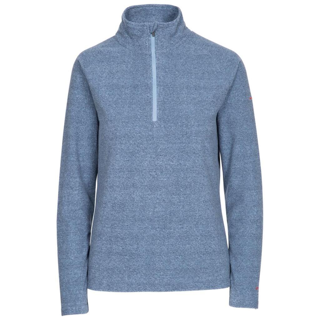 Womens 1/2 Neck Zip Brushed Back Fleece Top - Meadows