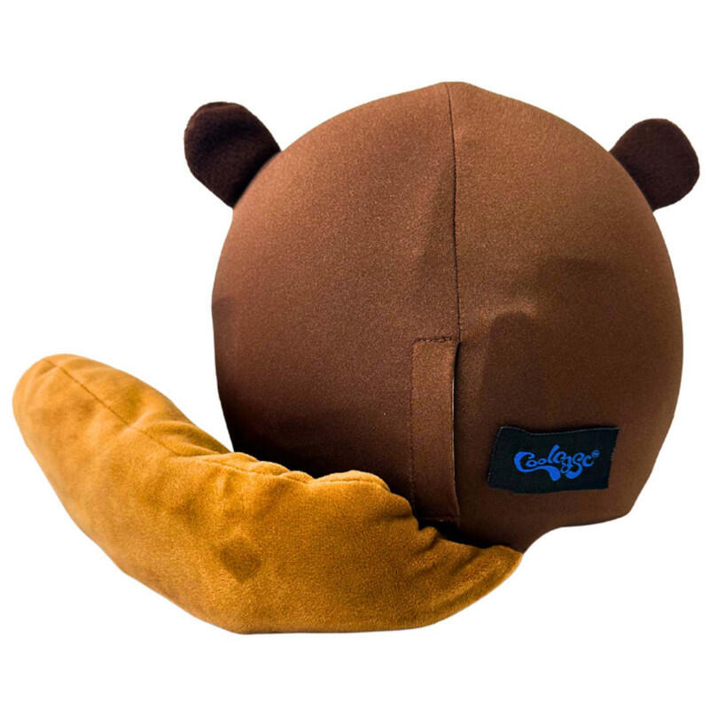 Housse de Casque Universelle CoolCasc - Castor Marron - Ski, Vélo & Roller 5/6