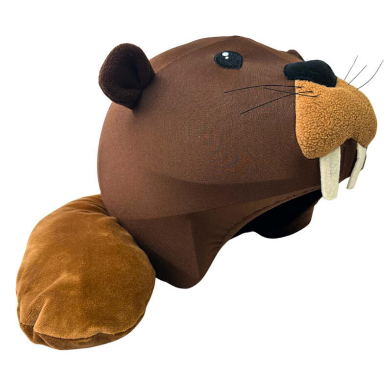 Housse de Casque Universelle CoolCasc - Castor Marron - Ski, Vélo & Roller 6/6