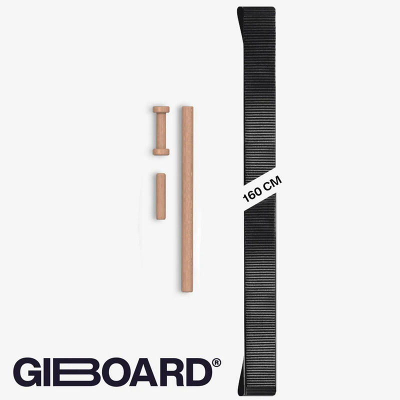 Slackline Gibbon Giboard Pure Black 160 cm largeur 5 cm 2/3