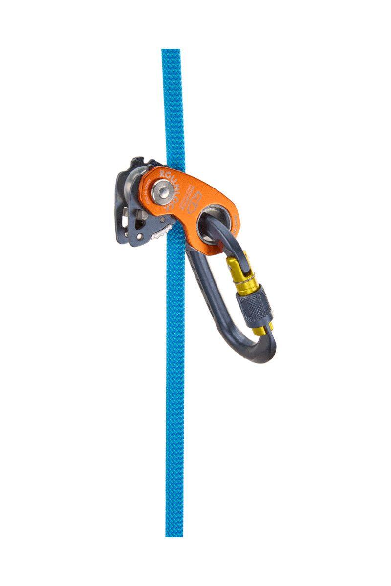 Poulie autobloquante Rollnlock 80 g alu orange/anthracite, 8-13 mm, EN 6/6