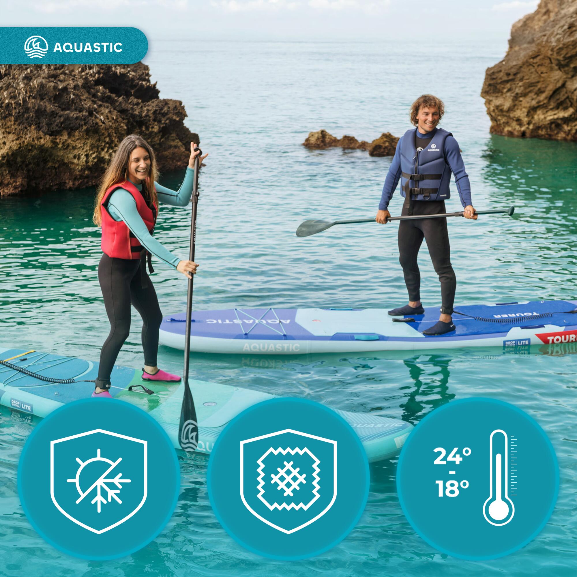 Pianka do pływania damska AQUASTIC Wavey LG WMNS 2 mm 7/7