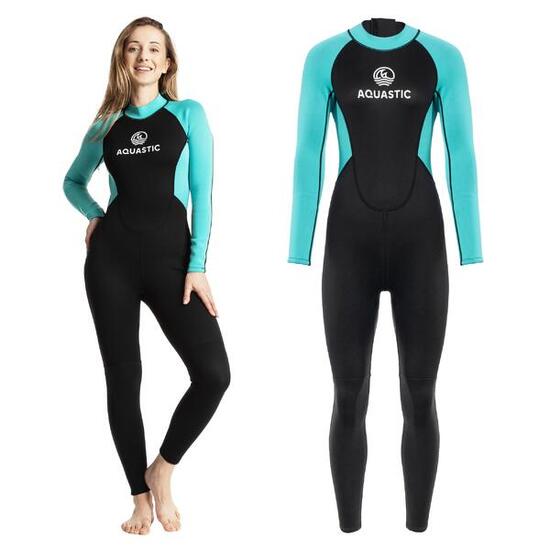 Combinaison de natation femme AQUASTIC Wavey LG WMNS 2 mm