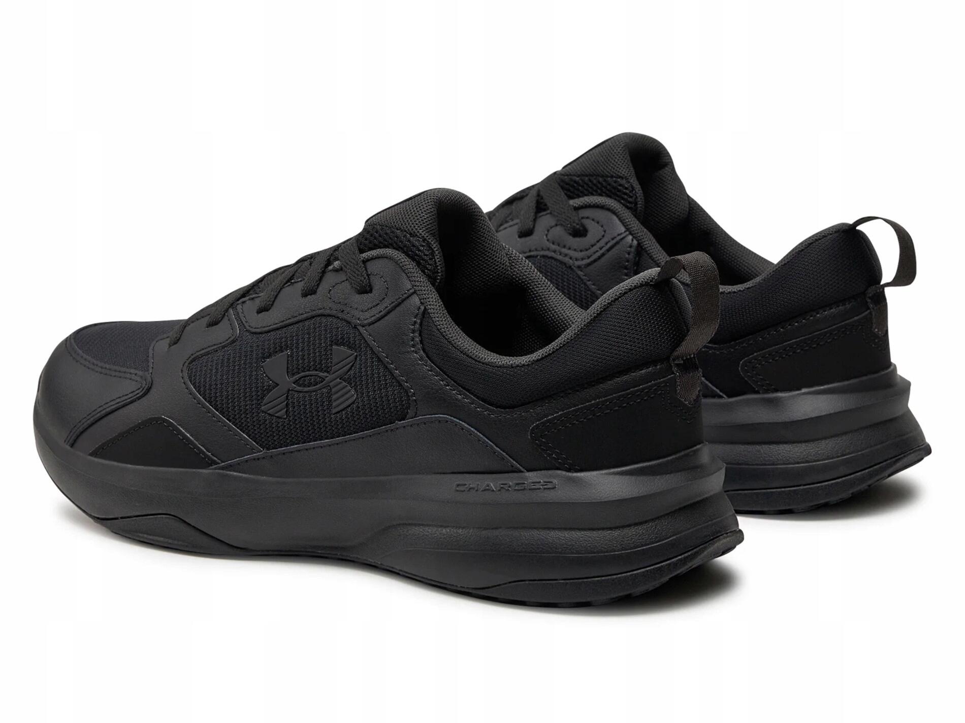 Buty Męskie Under Armour Sportowe Trening Siłownia Czarne 4/6