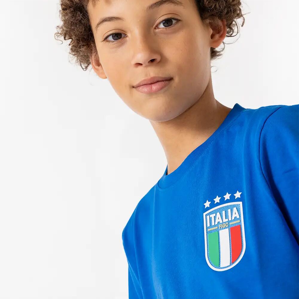 T-shirt logo FIGC Italie enfant 2/5