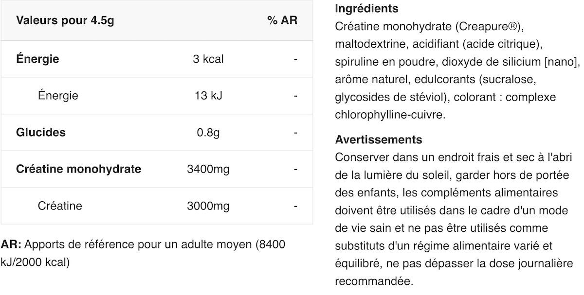 Creatina monoidrato - Premium Creatine 100% Creapure® - Limonata Fresca 2/6