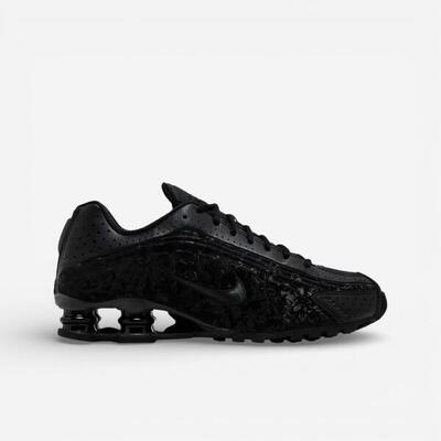 Nike shox r4 black floral (women's)