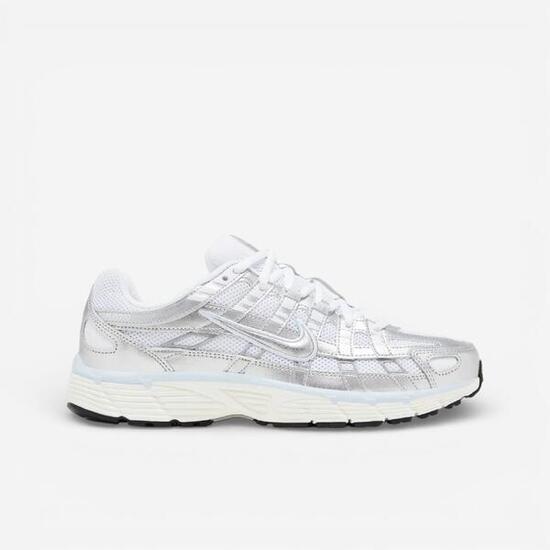 Nike P-6000 White Blue Tint Sail Metallic Silver (Women's)