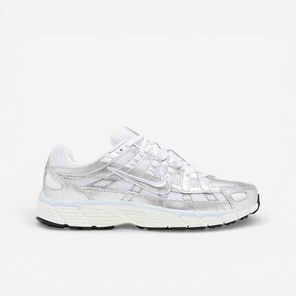 Nike P-6000 White Blue Tint Sail Metallic Silver (Women's)