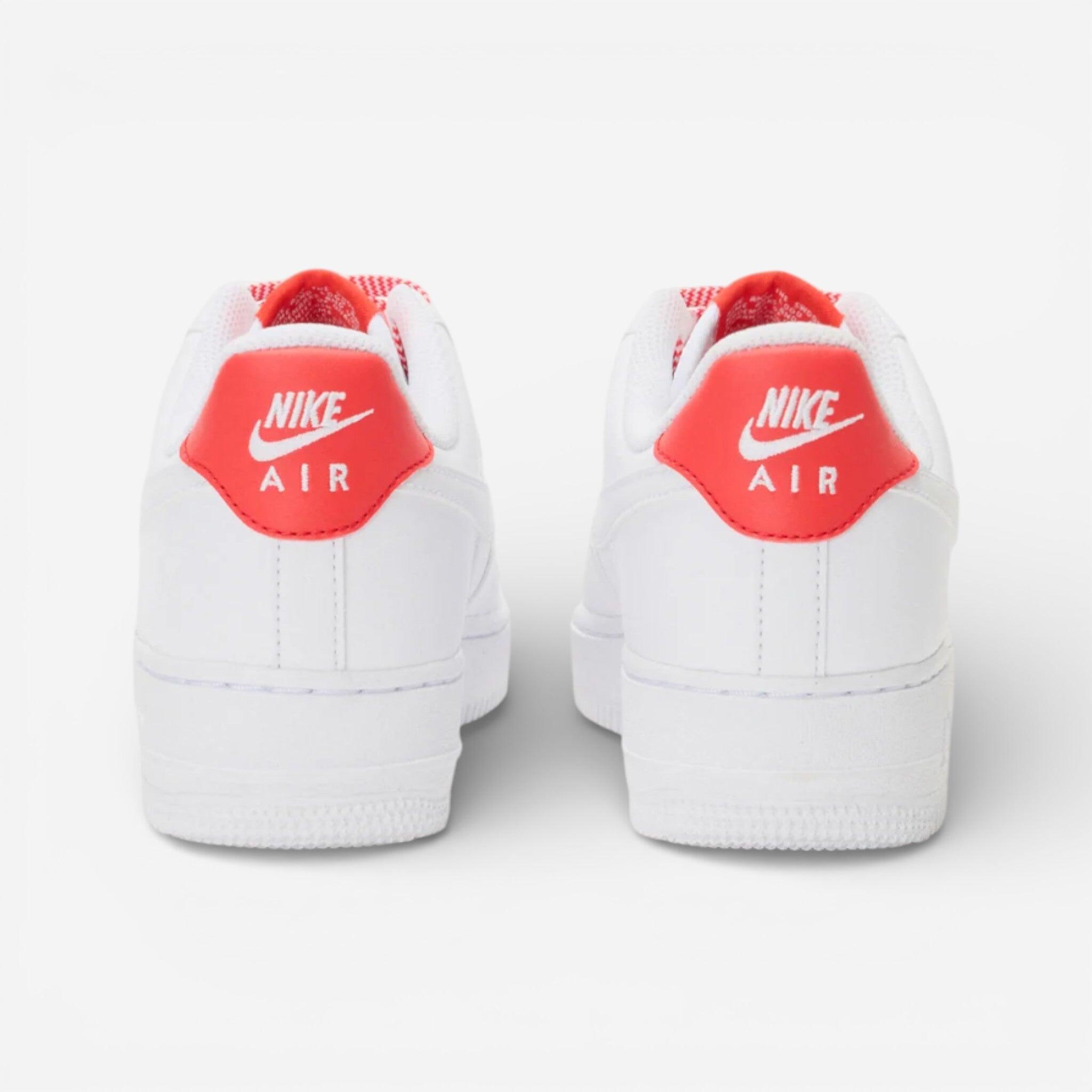 Nike Air Force 1 Low '07 White Pink Foam Metallic Silver Light Crimson (Women's) 3/3