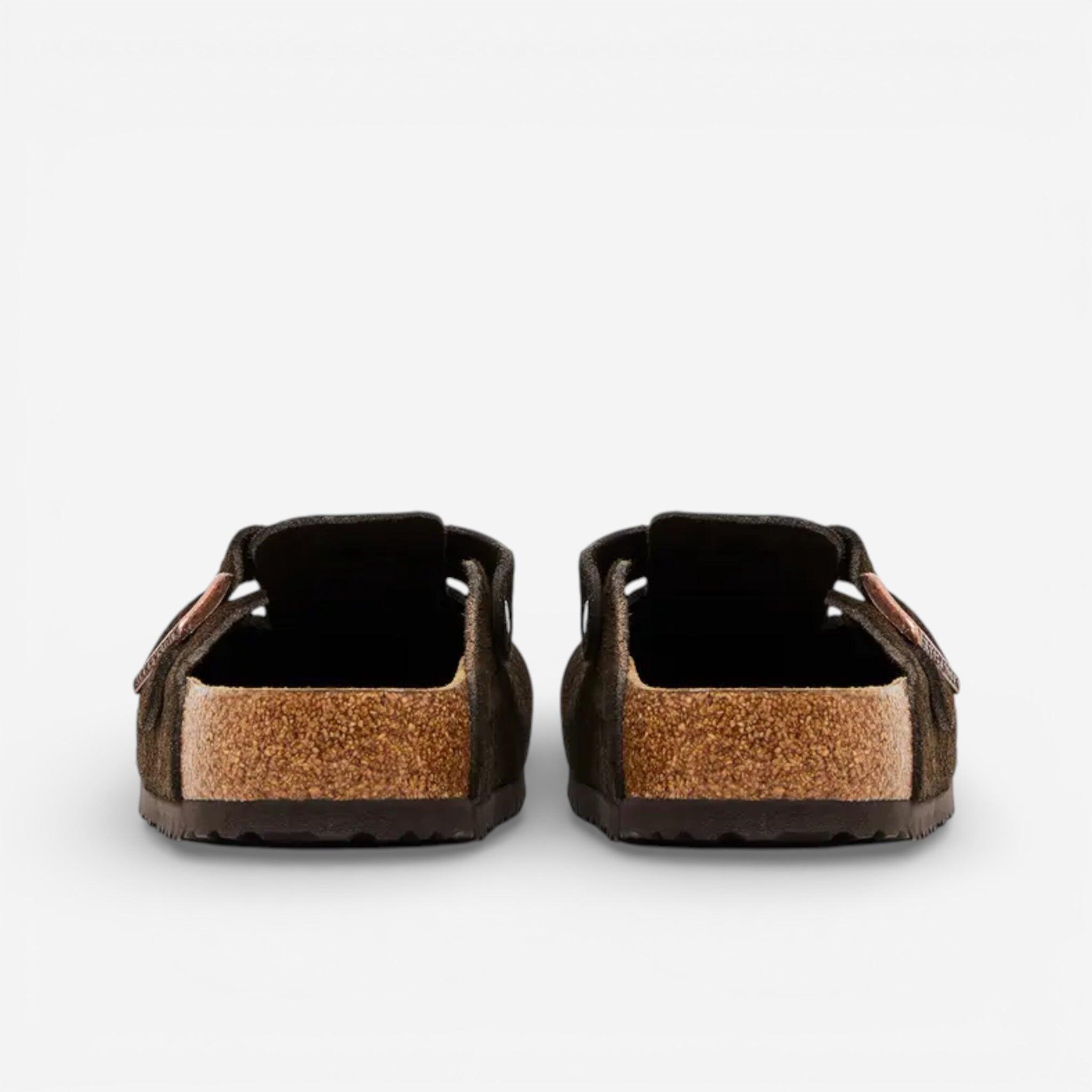 Birkenstock Boston Soft Footbed Suede  Mocha 3/4