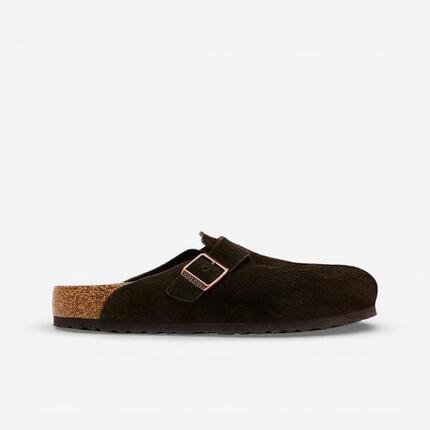 Birkenstock Boston Soft Footbed Suede Mocha