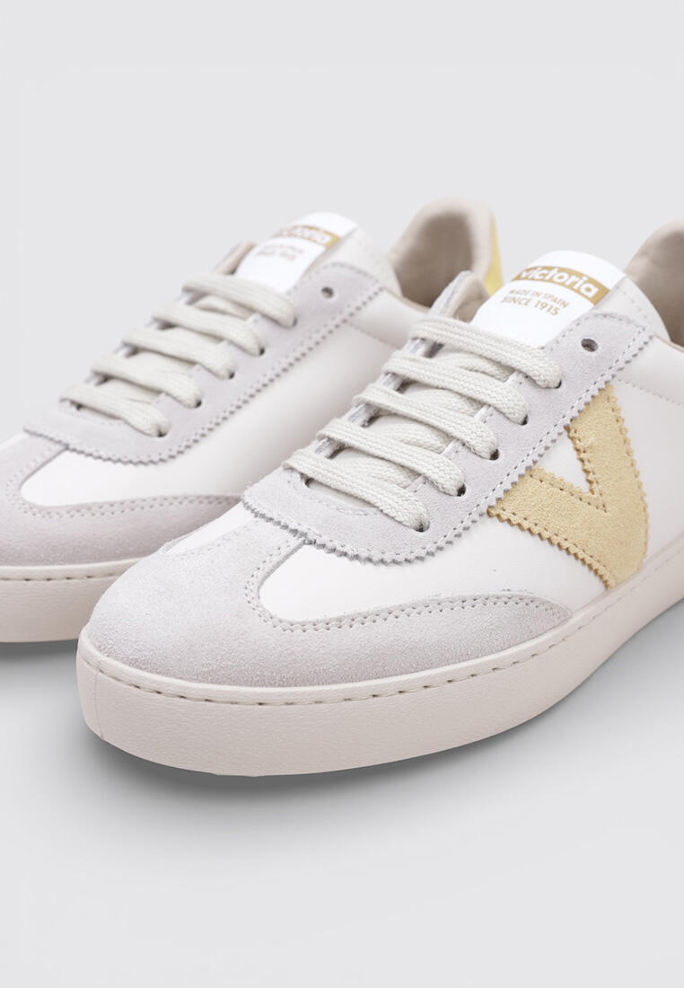 Chaussure de randonnée Baskets Femme Victoria BERLIN CICLISTA EFECTO PIEL  Blan 3/4