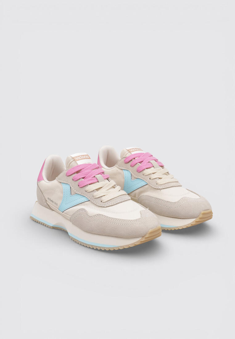 Chaussure de randonnée Baskets Femme Victoria COSMOS MULTICOLOR NYLON & SERRAJE 2/5