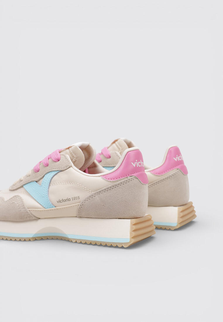 Chaussure de randonnée Baskets Femme Victoria COSMOS MULTICOLOR NYLON & SERRAJE 4/5