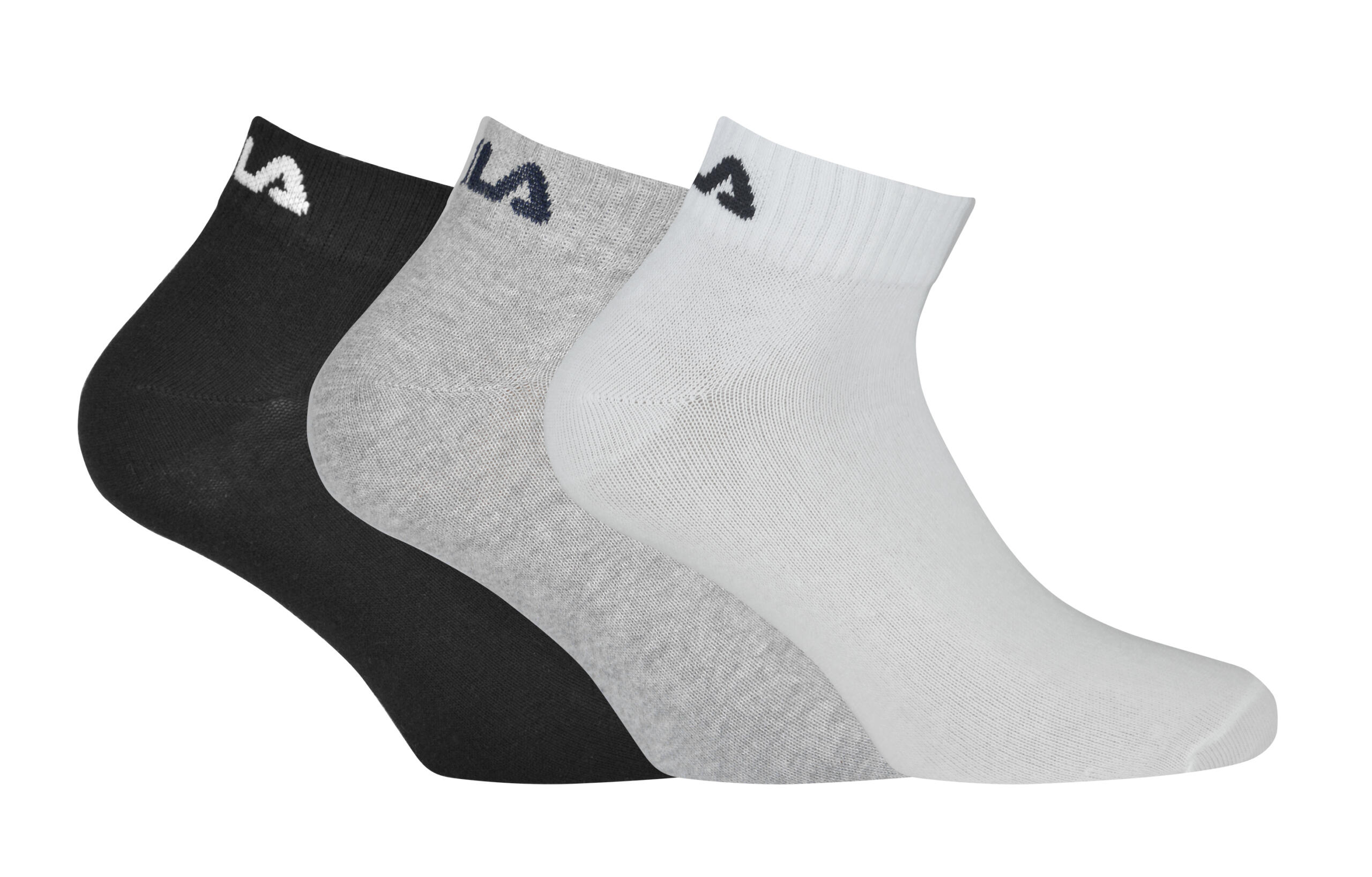 3 Paar Fila Unisex Training Sneakersocken Quarter Socken F9300 4/7