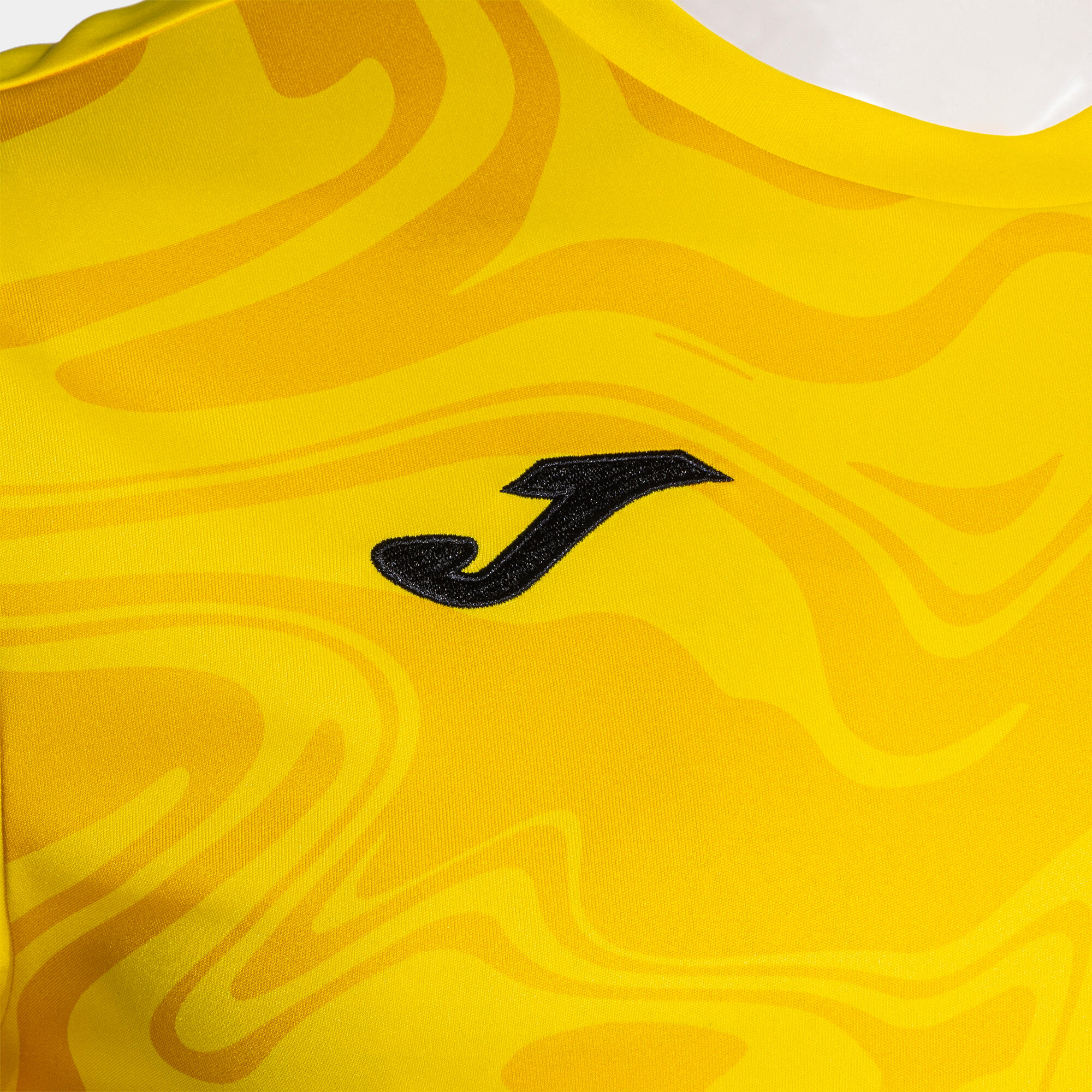 Camiseta Manga Corta Fútbol Hombre Joma Lion II Amarillo 5/5
