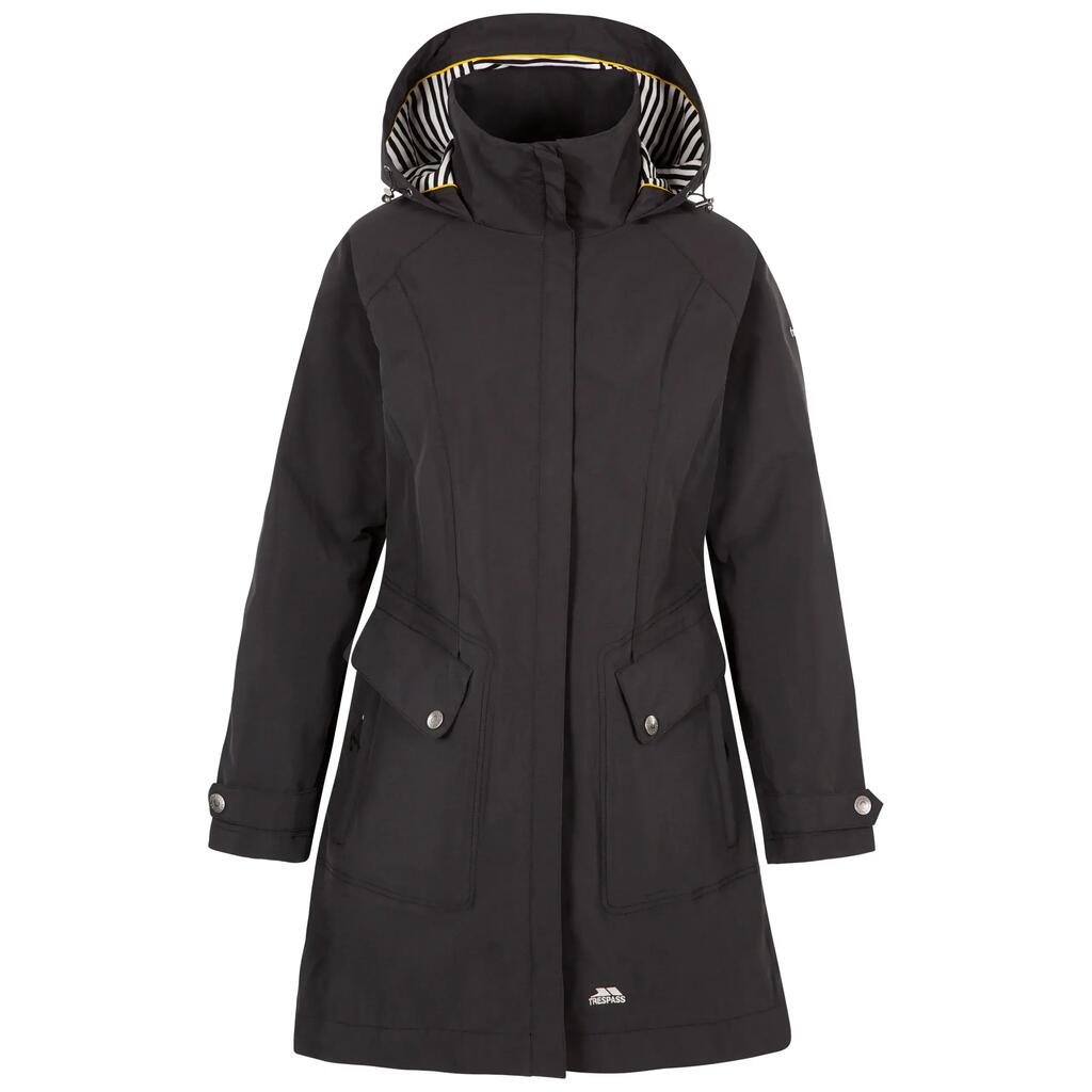Womens Longer Length Breathable Waterproof Jacket - Rainy Day