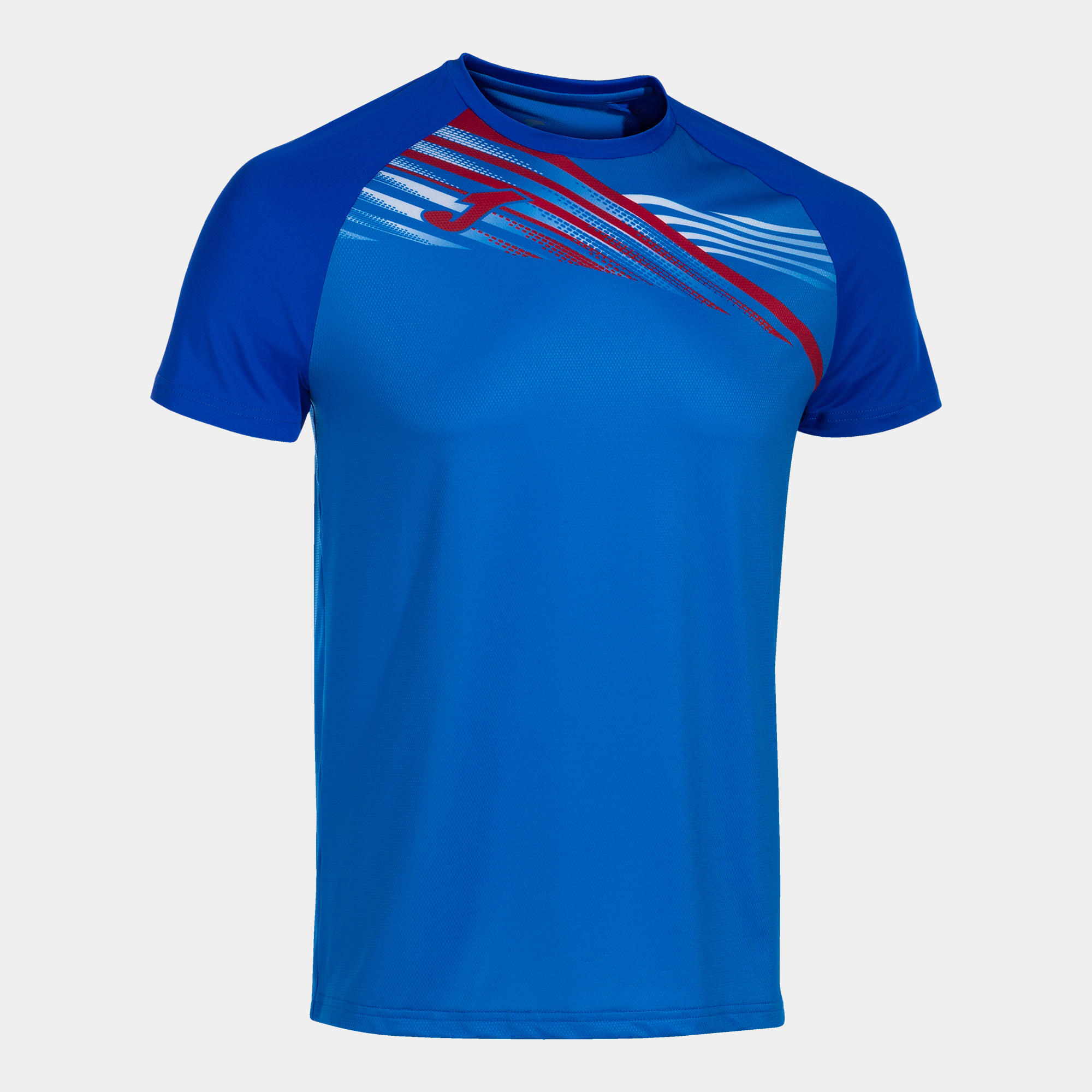 Joma - Maillot Manches Courtes Running Homme Joma Elite X Bleu Roi - Maillot Manches Courtes - Bleu - Decathlon