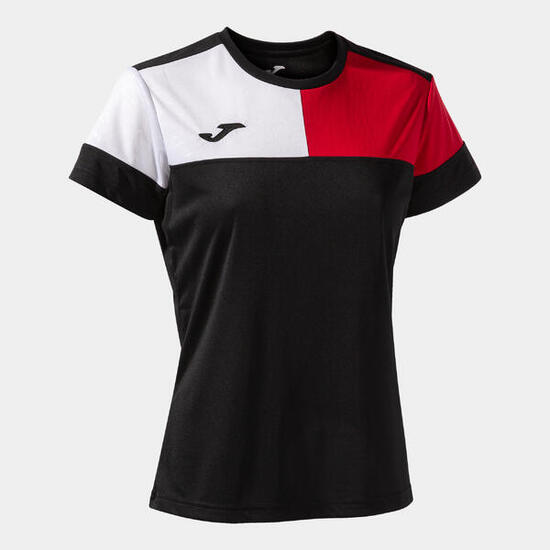 Maillot Manches Courtes Football Femme Joma Crew V Noir