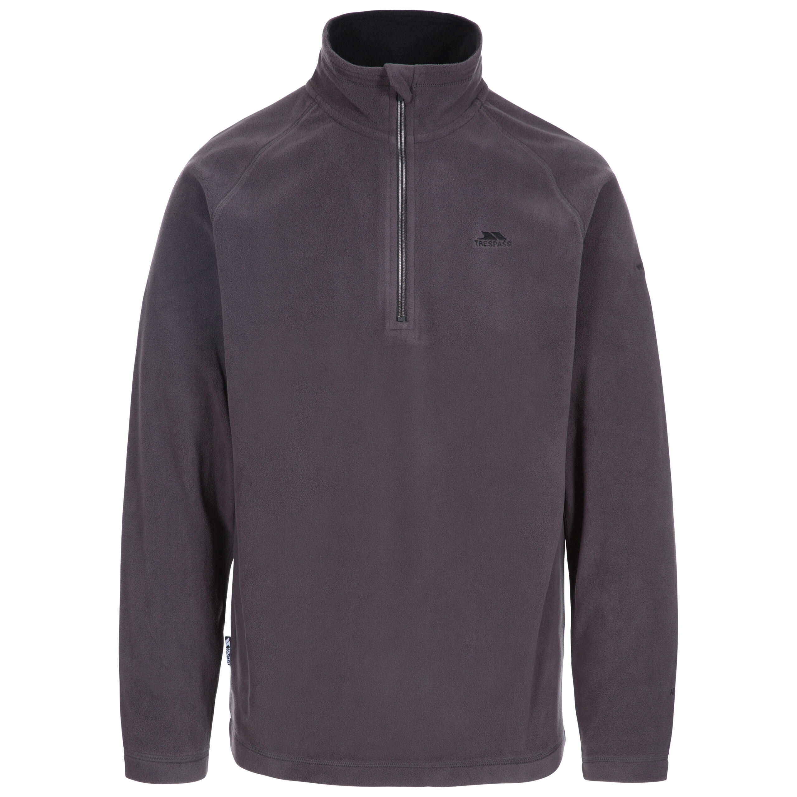 Trespass - Sweat Polaire Trespass Blackford Homme 1/2 Zip Gris Xl - Surchemise - Gris - No Size - Decathlon