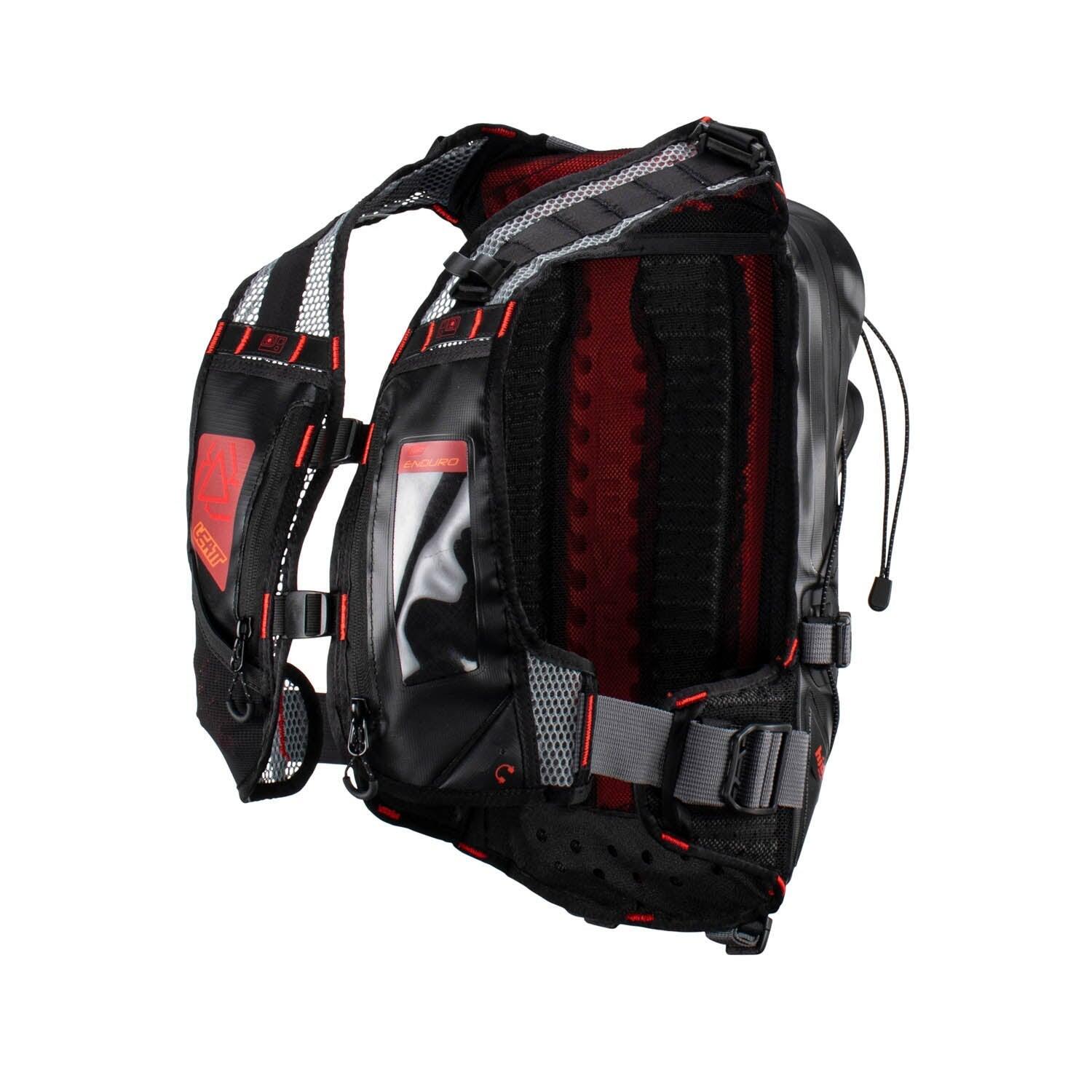 Mochila de hidratación MTB HydraDri WP 2.0 Negro/Flame 5/7