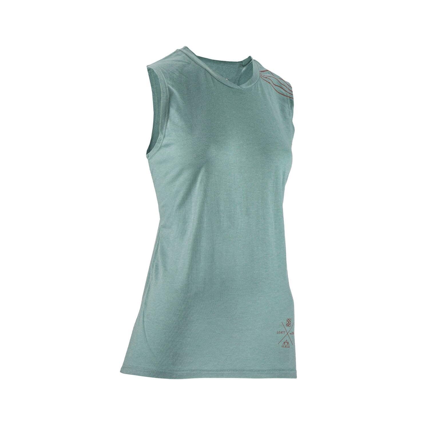 Camiseta de tirantes para mujer Leatt All Mountain 2.0 Verde 5/8