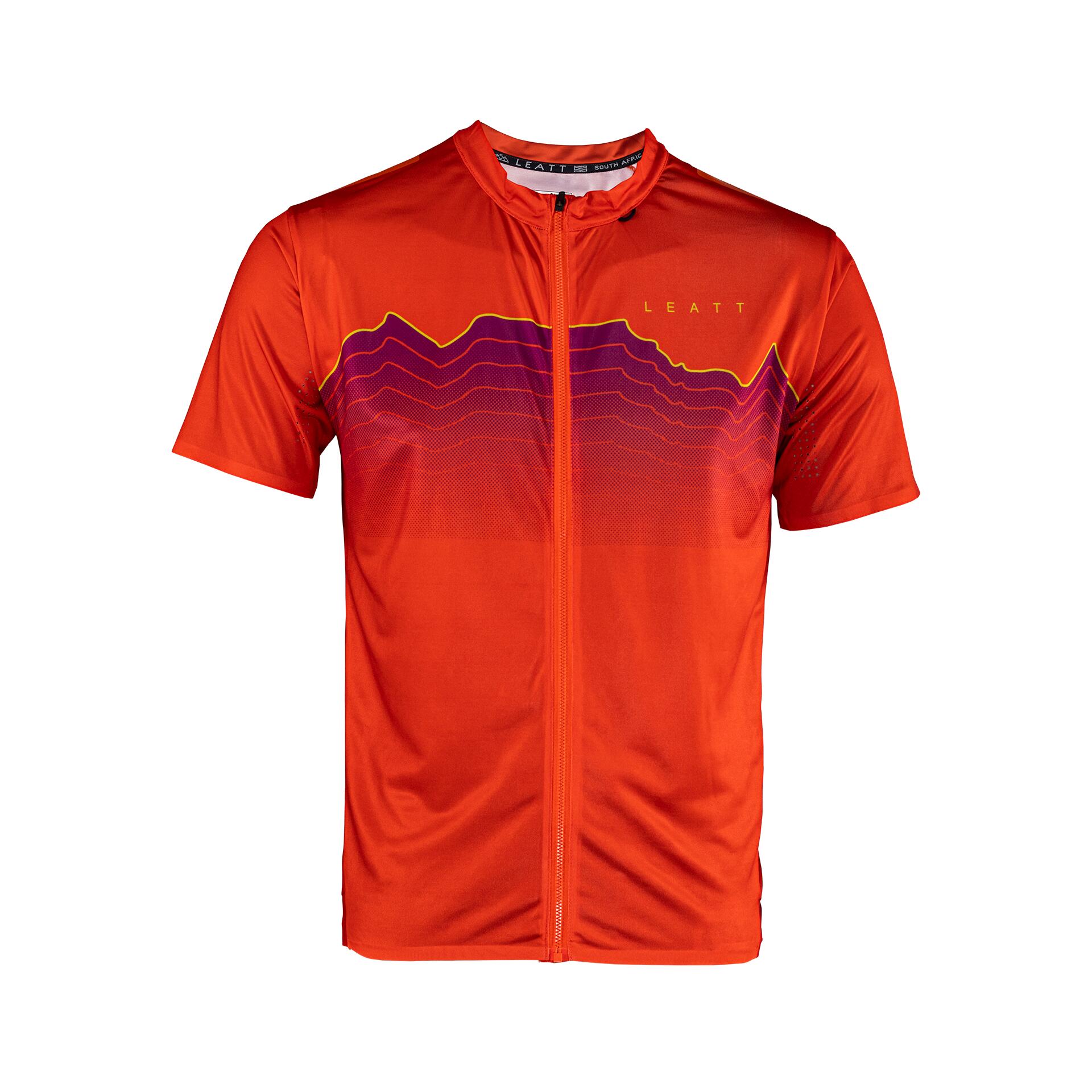 Leatt MTB Trail 3.0 Short Sleeve Jersey Glow L 6/7