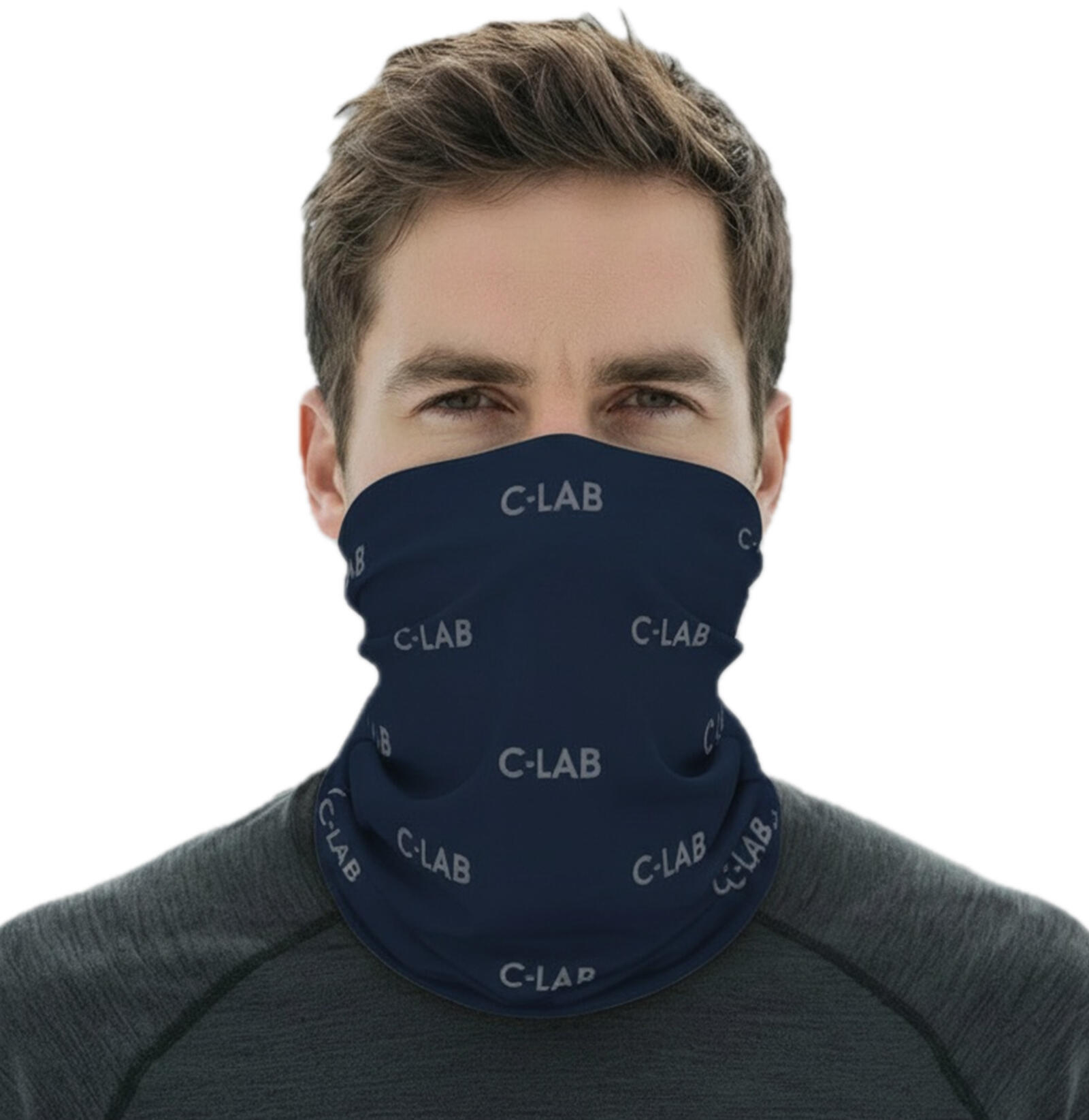 Guler pentru gât ușor unisex albastru închis