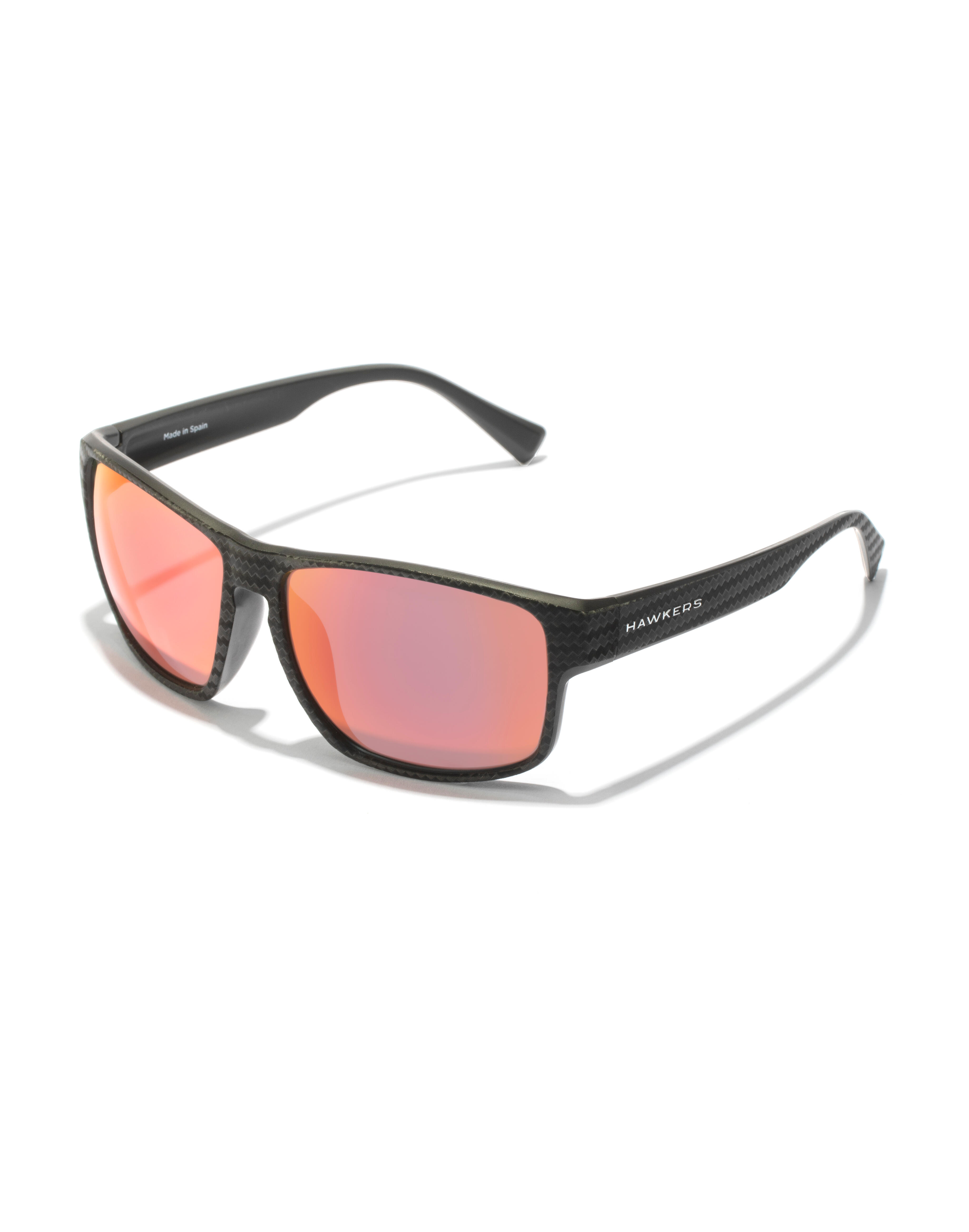 HAWKERS FASTER RAW CARBON FIBER Sunglasses - Black Ruby - Men/Women