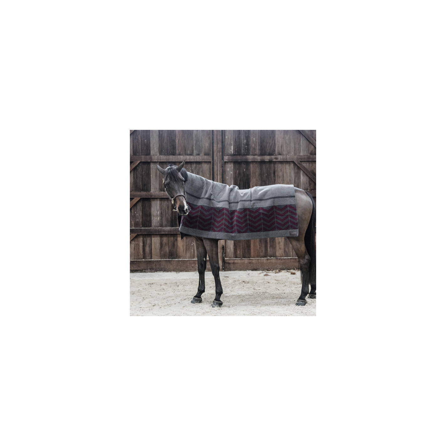 Coperta asciugante per cavalli Kentucky Heavy Fishbone 2/5