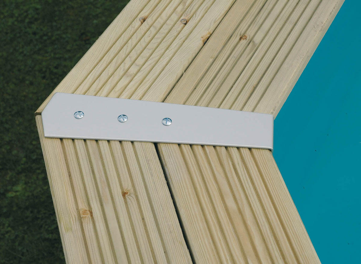 Piscine bois Océa 5,10 x 1,20 m - Liner beige 5/5