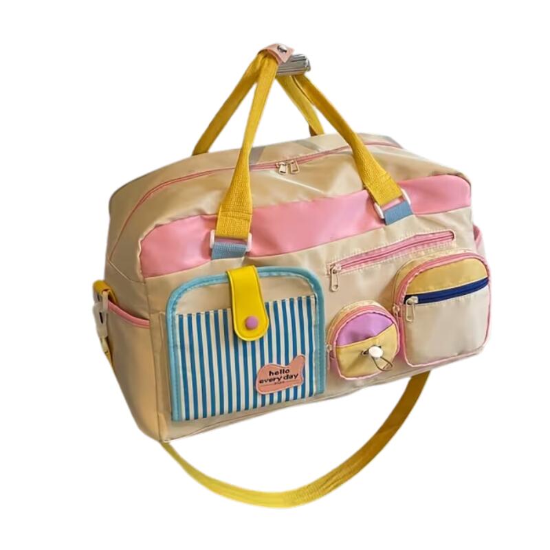 NNETM Women Travel Duffel Bag with Shoe Compartment