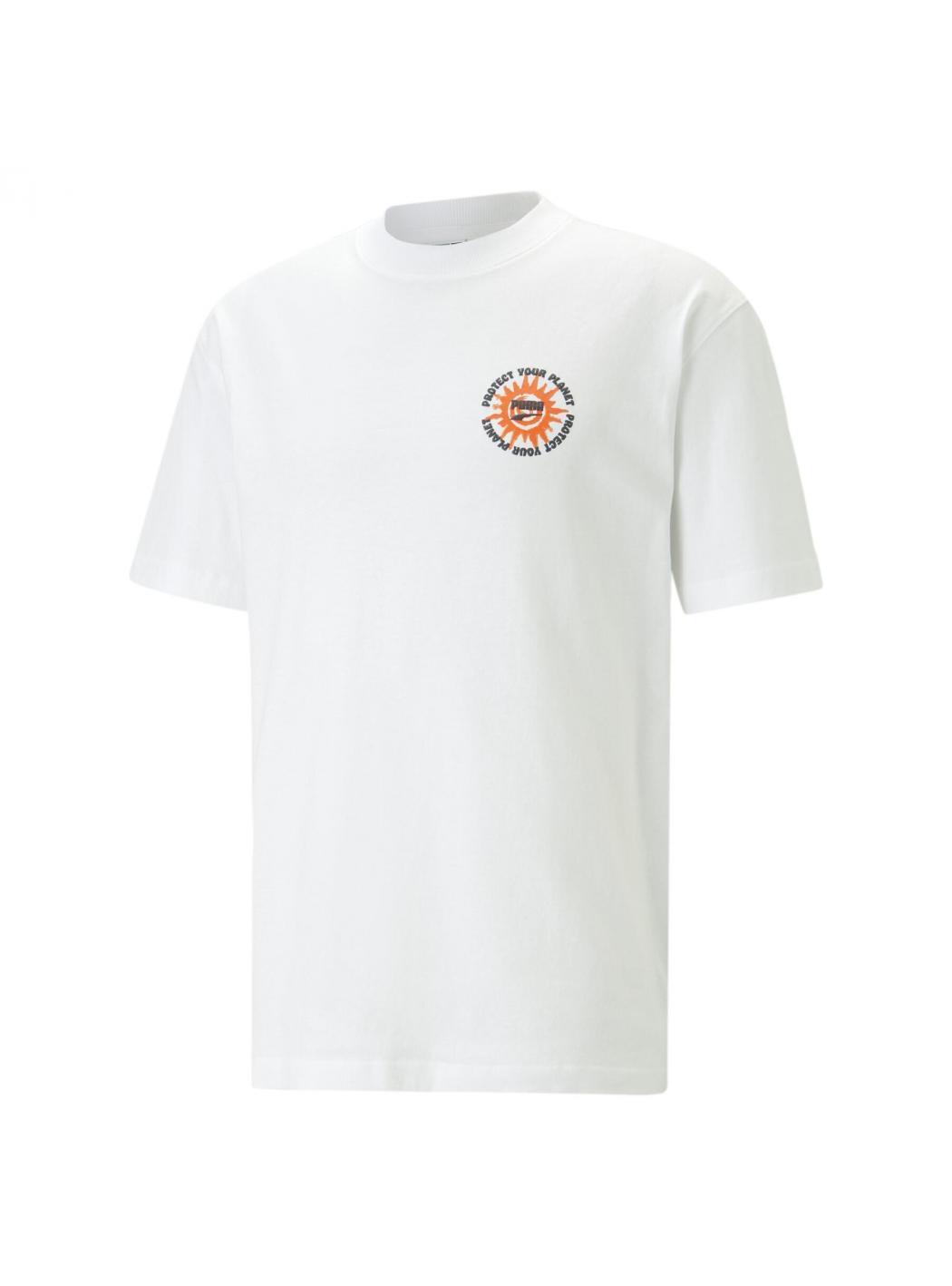 Camiseta gráfica Puma Downtown para homens - essencial 1/5