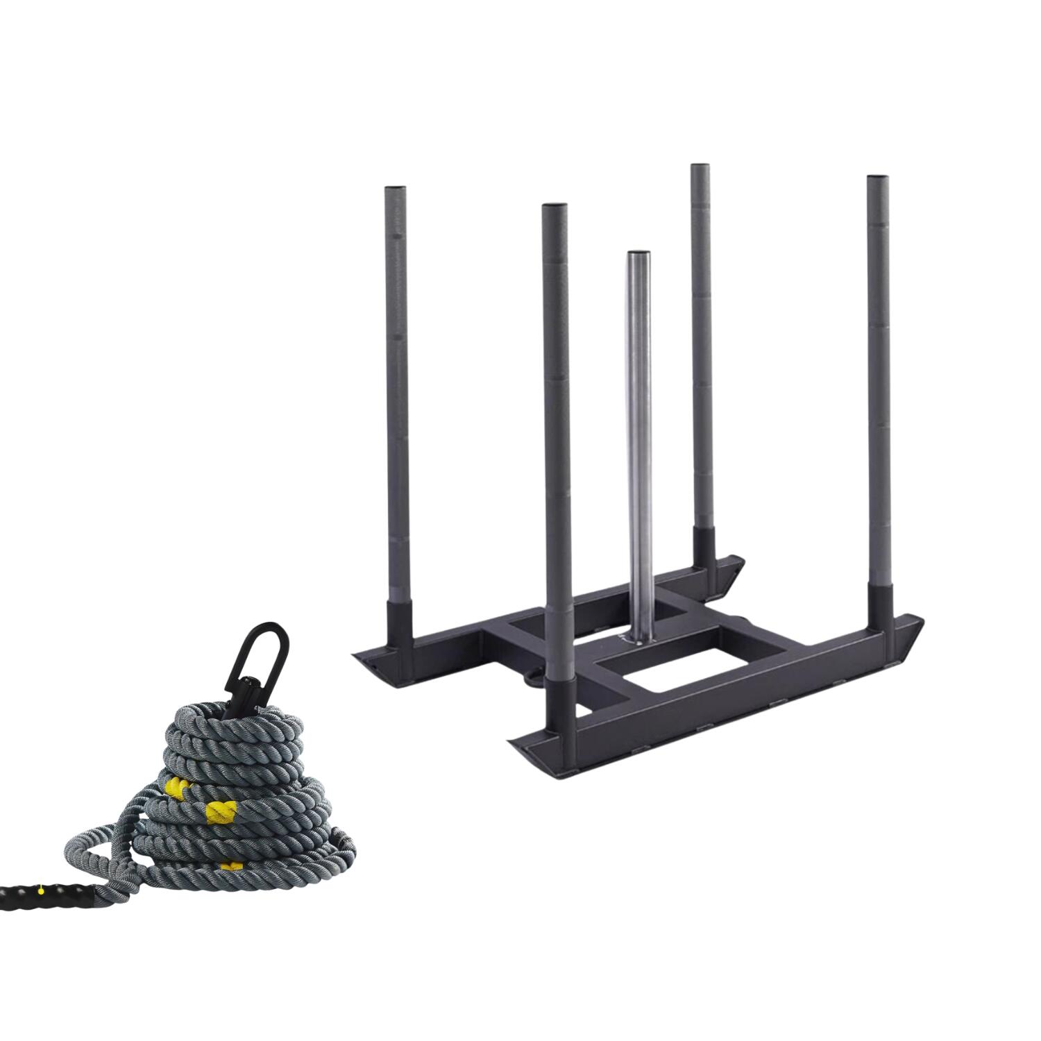 Weight Sled with Rope for Hyrox Training - Homefittools