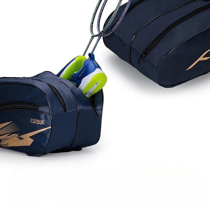 Badmintontasche - Cosmogear Groß geräumig für Schläger und Schuhe 4/7