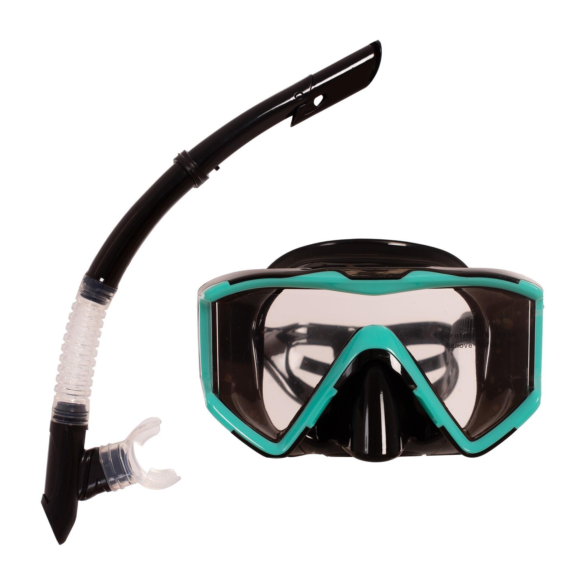 Scubapro - Squba Hathor - Masque Et Tuba - Kit De Snorkeling - Bleu - Decathlon