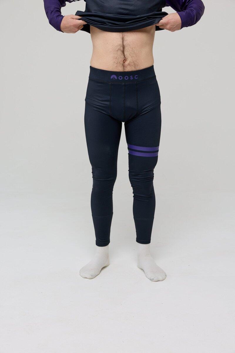 Homme Ski Sous-vêtement Bas Thermique NFL Baltimore Ravens 3/6