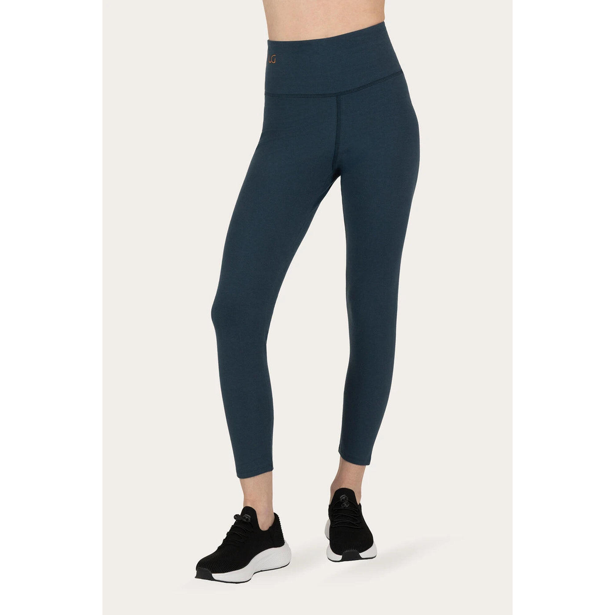 Urban Goddess - Yoga Et Pilates Legging Isara 7/8 - Blue Foncé - Legging - Bleu - Decathlon