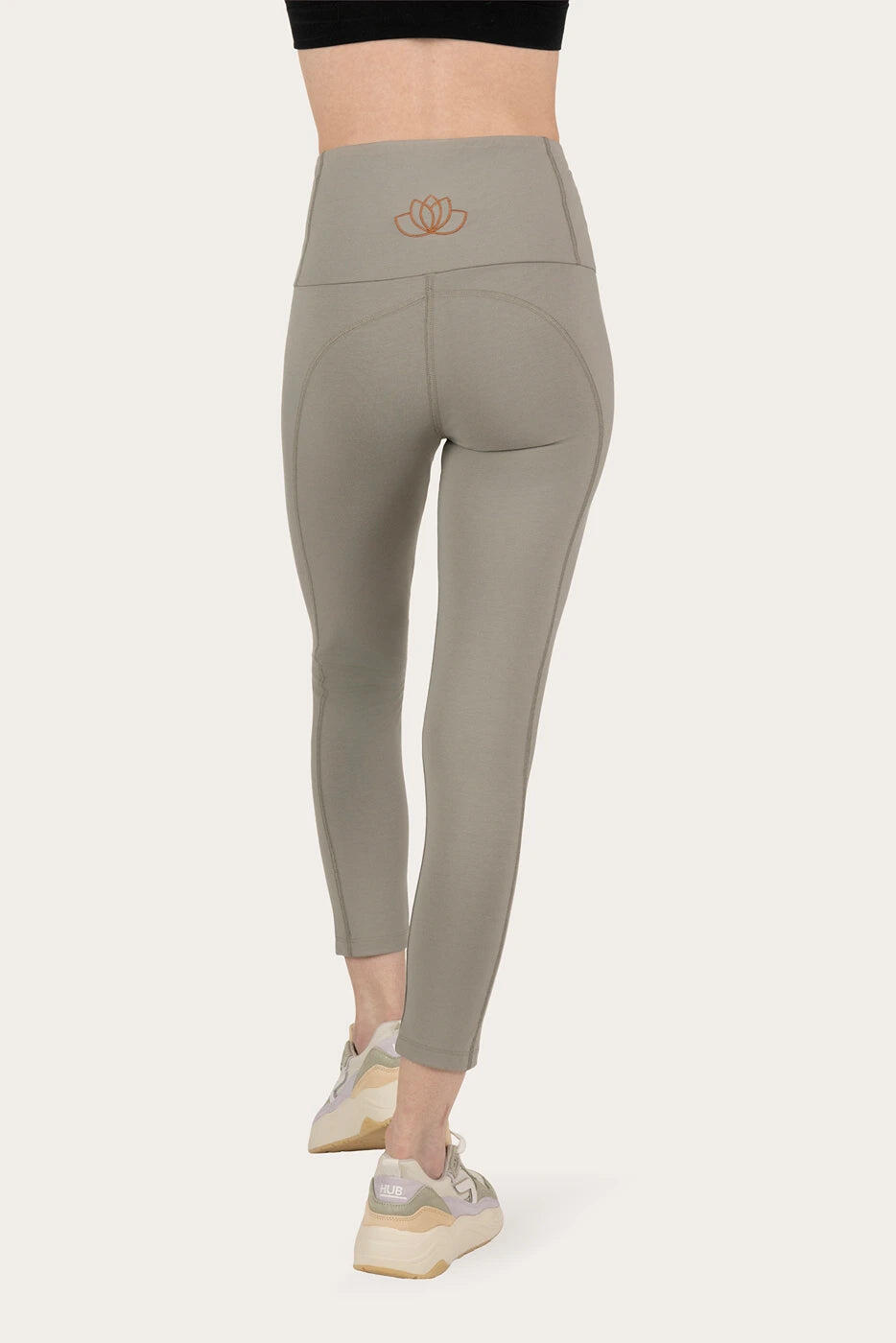 Surya 7/8 Yoga et Pilates Legging - Gris Clair 3/5