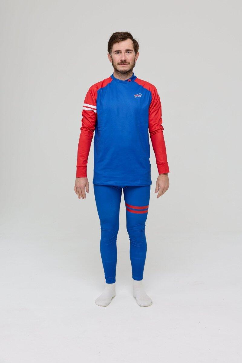 Homme Ski Sous-vêtement Bas Thermique NFL Buffalo Bills 5/6