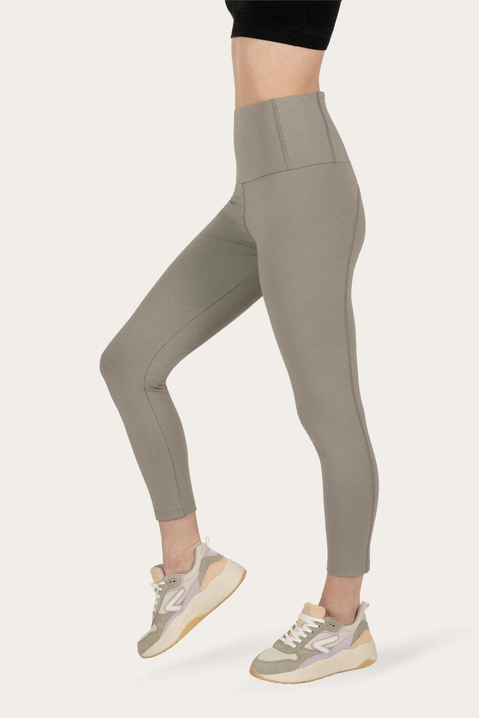 Surya 7/8 Yoga et Pilates Legging - Gris Clair 2/5