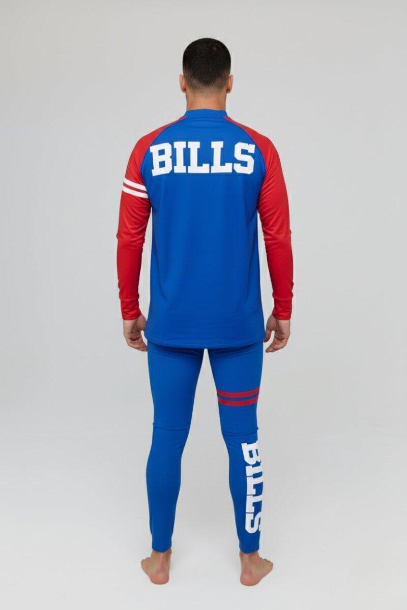 Homme Ski Sous-vêtement Bas Thermique NFL Buffalo Bills 4/6