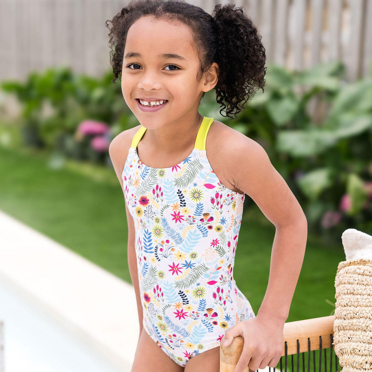 Girls Jungle Swimming Costume 4/5
