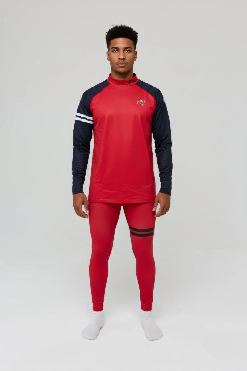 Homme Ski Sous-vêtement Bas Thermique NFL Tampa Bay Bucs 4/7