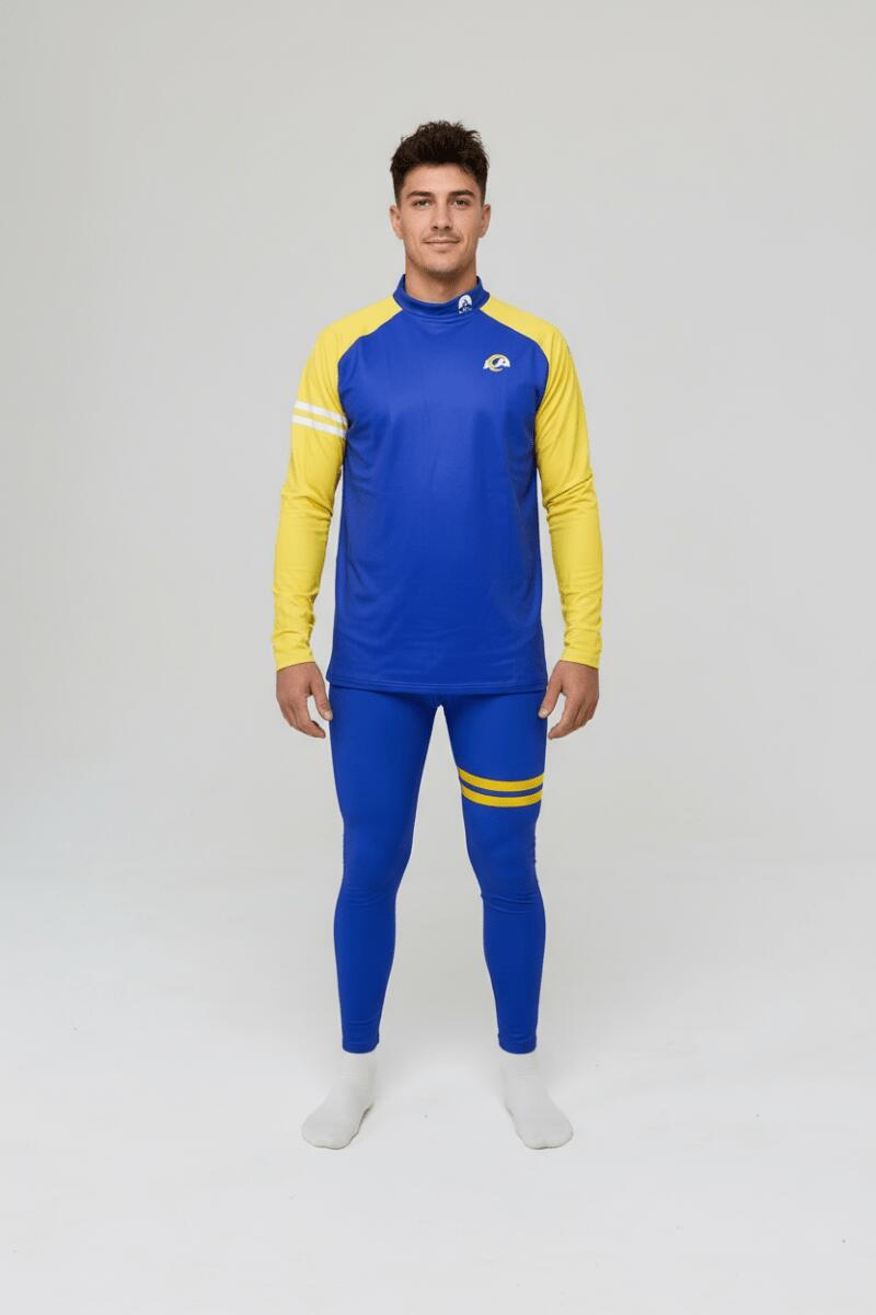 Homme Ski Sous-vêtement Haut Thermique NFL LA Rams 3/6