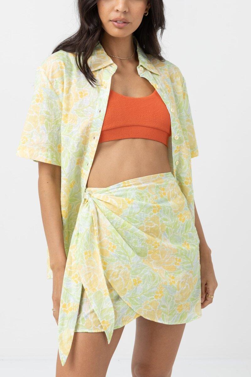 Magnolia Floral S/S - Camicia Donna 3/4